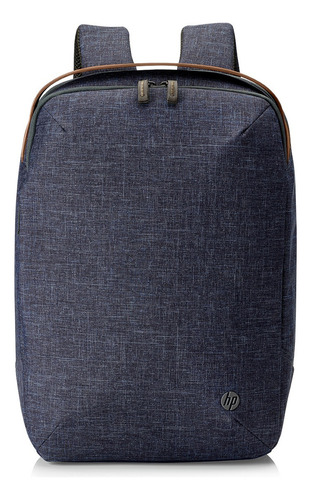 Mochila HP Renew Azul de 15" color azul marino diseño lisa