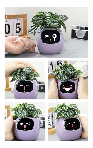 Robot Jardinera Inteligente Lindo Robot Planta Inteligencia