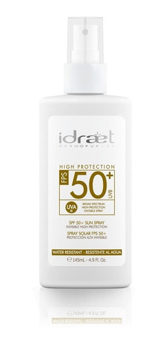 Idraet Protector Solar Spf 50+ Spray Incoloro