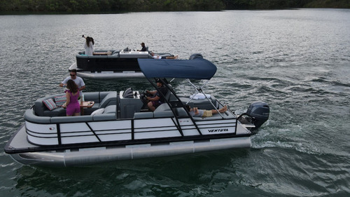 Lancha Ventura Pontoon 250 Zero V-cat Solara Fluvimar Vcat