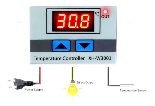 Controlador Digital De Temperatura 1 Salida 220v  Termostato