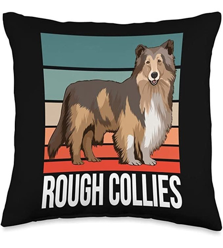 Impresionante Rough Collie Regalo & Accesorios Retro Long-h