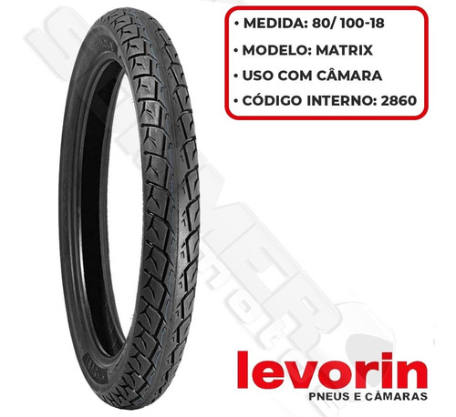 Par Pneu Speed 150/riva150 80/100-18 + 100-90-18 Levorin