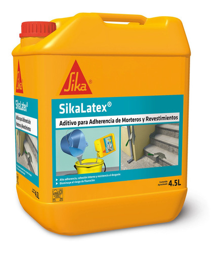 Sika Látex Aditivo Adherencia Bidón 4,5lt Mimbral