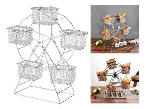 Zz Snack Rack Food Holder Cupcake Stand Rueda De Para Y