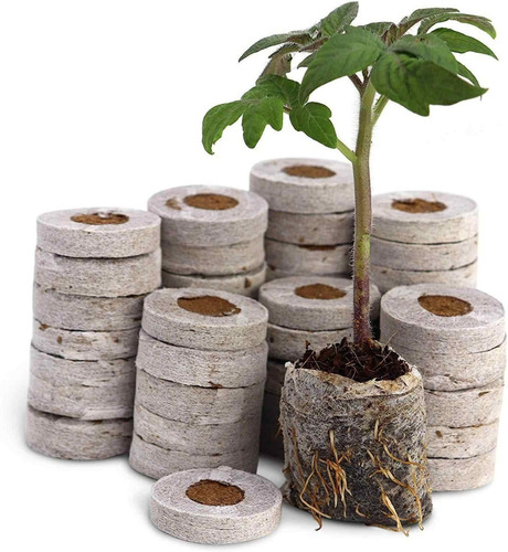 Imagen 9 de 10 de Jiffy Turba Prensada Pack X5 Germinacion Cogoshop Grow