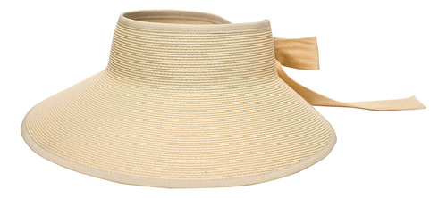 Vienna Visor Sombrero Plegable Paja Verano Mujer Upf 50+