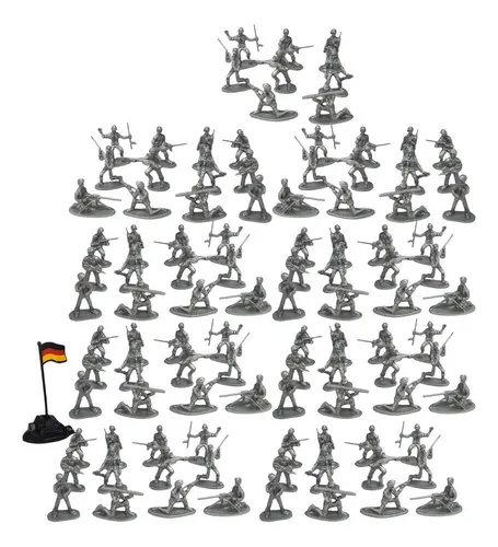 comprar Figuras De Acción De La Segunda Guerra Mundial Plata