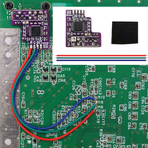 Para N64 Rgb Pcb Para Consolas N64 Ntsc Rgb Mod Kit Para N64