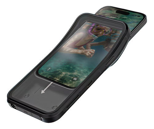 Case Capinha Capa Prova D'água Para iPhone 16 Pro Com Proteção Aquática Para Mergulho Magbolt Aqualock Extreme Até 15 Metros De Profundidade