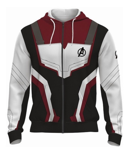 2019 Nuevo Avengers 4 Endgame Cremallera Capucha Sudadera Tr