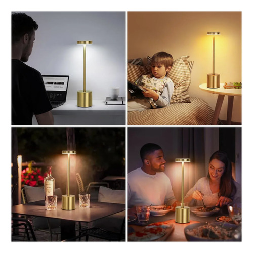 Lámpara De Mesa Recargable, Lámpara Inalámbrica Lampara Led