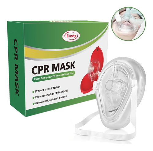 Kit De Mascarilla Respiratoria Rcp Con Válvula De Retención