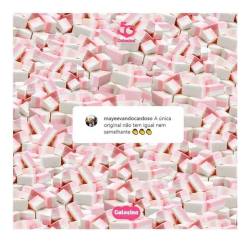 Doce Marshmallow Tipo Mocotó Gulosina Fardo C/ 50un 1kg