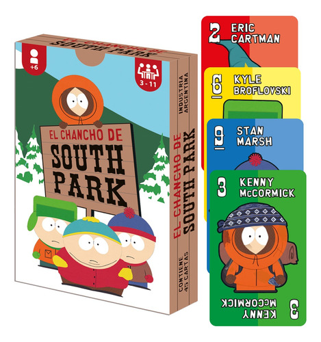 Juego De Cartas El Chancho De South Park