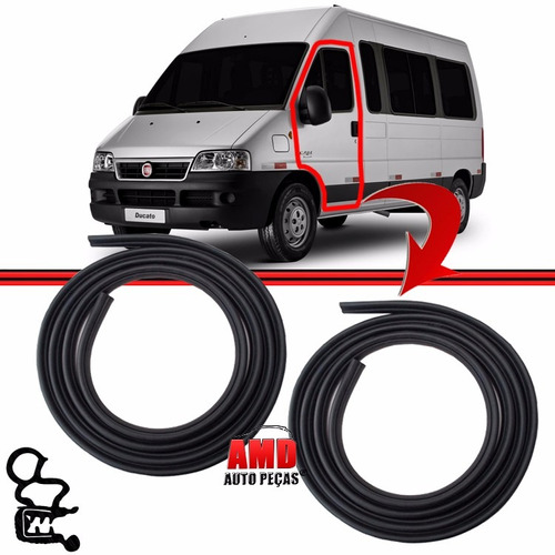 Par Borracha Porta Dianteira Ducato 98 05 10 17 Master 38966