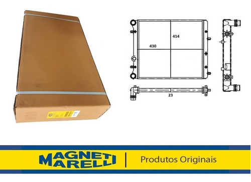 Radiador Vw Fox Polo 2003 2004 2005 Sem Ar- Original Marelli