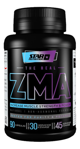 Zma Star Nutrition 90 Cap Precursor De Testosterona Magnesio