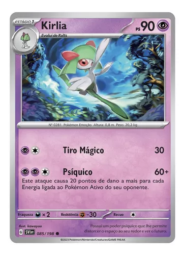 Kit Carta Pokémon Gardevoir Ex Kirlia Ralts