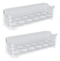 Comprar 2 Organizadores Porta Ovos Cu002F Tampa Pu002F 12 Ovos Geladeira