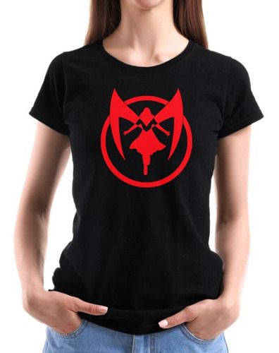 Playera Scarlet Witch Bruja Escarlata Marvel Logo Mujer