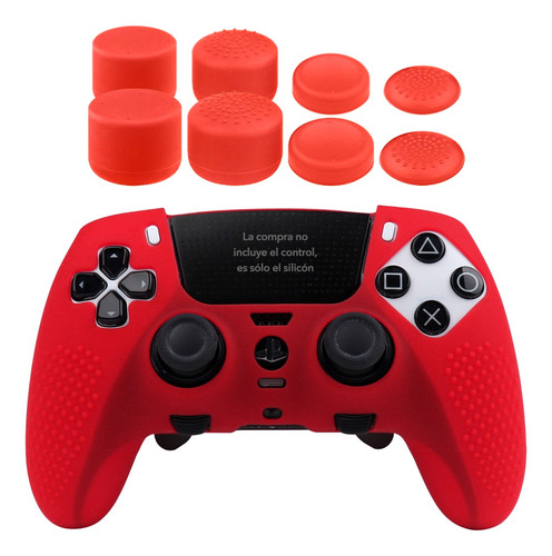 Silicón De Control + Gomas Pro Para Dual Sense Edge Ps5 Play