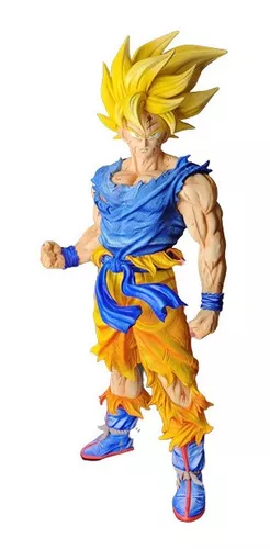 Dragon Ball Goku Super Sayajin 1/4 45cm Estatueta Grande