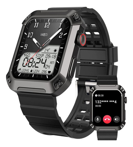 Reloj Inteligente Con Bluetooth Para Llamadas, Natación, Par