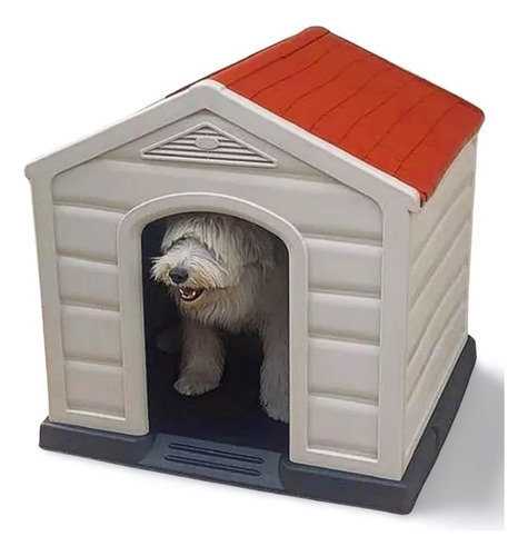 Casa Para Perro Grande Térmica Exterior Protección Contra Calor, Frío, Lluvia 90x92x89 Cm