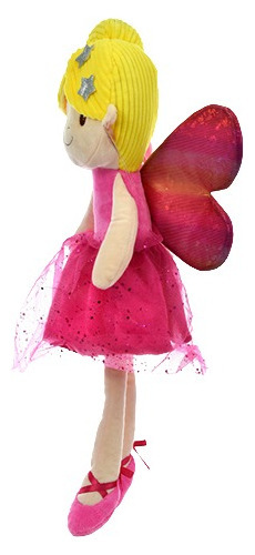 Imagen 4 de 8 de Peluche Hada Bailarina Phi Phi Toys Rosa Suave Y Abrazable