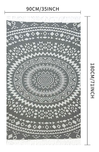 Zy (a) Toalha De Praia Com Franjas Toalha Jacquard