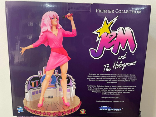 Jem And The Holograms Jem Premier Collection Estatua Diamond (Usado)