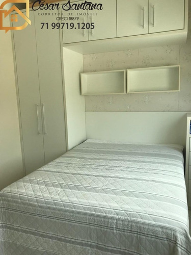 Imagem 11 de 30 de Casa 4 Suítes Em Condomínio Fechado, Buraquinho - Lauro De Freitas - Ca01136 - 70448689