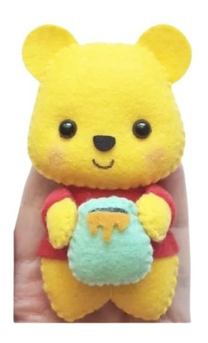 Winnie Pooh Muñeco De Peluche De Fieltro Gokú Jack Y Mas :)