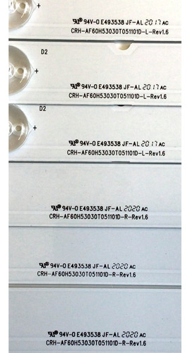 Led's Vizio Af60h53030t051101d Sd600dua-5 V605-h3 (Usado)