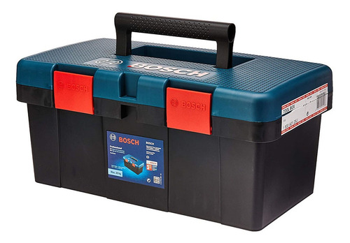 Caja de herramientas Bosch 1 600 A01 2XJ de plástico 19.5cm x 42.7cm x 23.2cm negra y azul