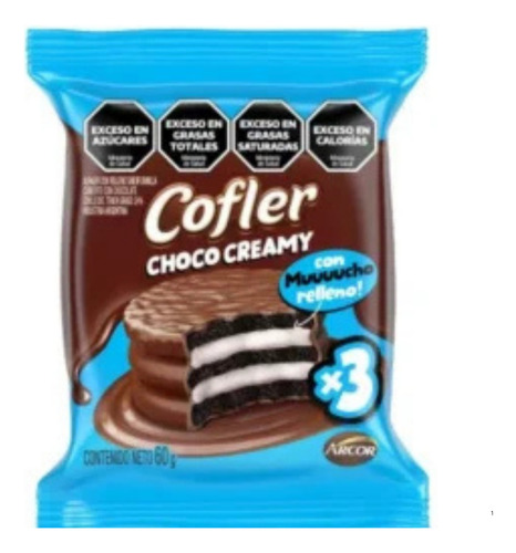 Alfajor Cofler Choco Creamy Caja X 21un