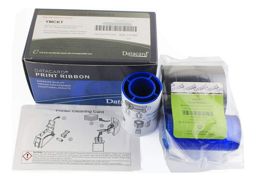 Ribbon Datacard Color Ymckt Para Cp40 Cp60 De 250 Imag