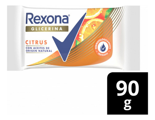 Rexona Jabon X90 Glicerina Citrus 