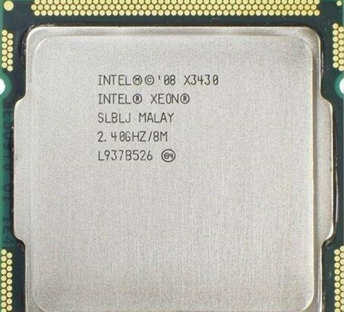 Processador Xeon X3430 = I7 870 + Cooler Dissipador Lga 1156