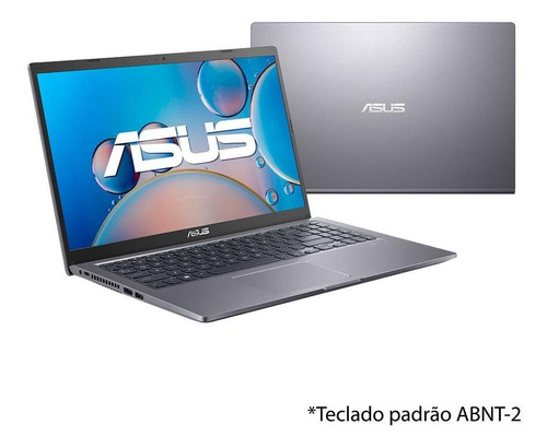 Notebook Asus X515ja-ej592t, Intel Core I5, 8gb, 256gb Cinza