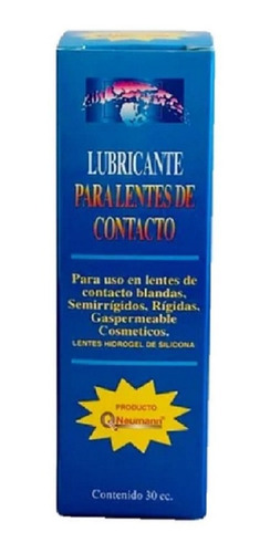 Gotas Lubricante Para Lentes De Contacto Y Ojos  30 Cc