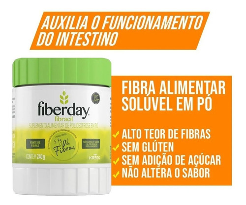 Fibracil Fiberday Transito Intestinal 240g Benefiber