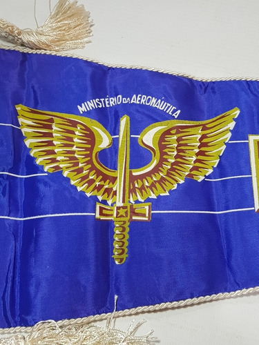 Imagen 7 de 10 de Banderín Fuerza Aérea Argentina Brasil 1962 Mag 56303