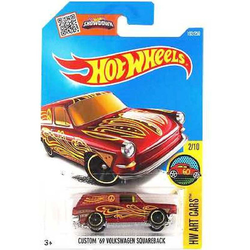 Hot Wheels # 02/10 - Custom '69 Vw Squareback - 1/64 - Dhx65