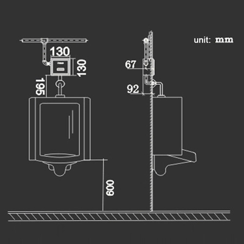 Válvula De Urinario Con Sensor De Descarga Automático