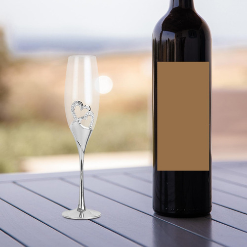 Vaso De Cóctel De Flauta De Champán De Tallo Largo Argén