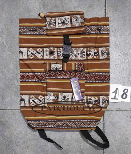 Imagen 9 de 9 de Mochila Aguayo Bolso Artesanal Étnica Regulable Artesanal