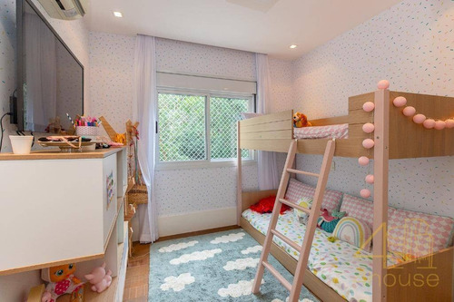 Imagem 14 de 30 de Villaggio Panamby Na R. Itapaiúna. Apartamento À Venda, 265 M², Varanda, 2 Suítes, 4 Vagas E Lazer Completo. Alto Padrão E Fino Acabamento. Panamby - Ap2717