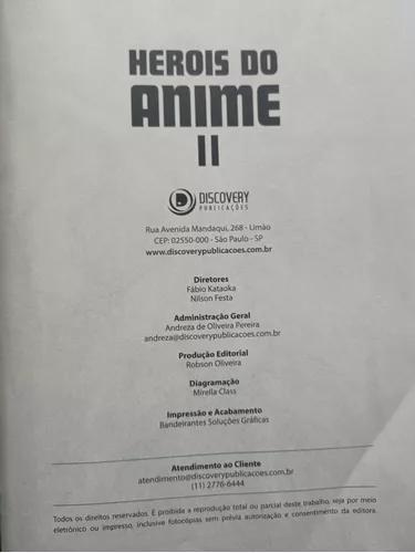 Livro Almanaque Heróis Anime Cavaleiros Zodíaco Discovery na Americanas  Empresas